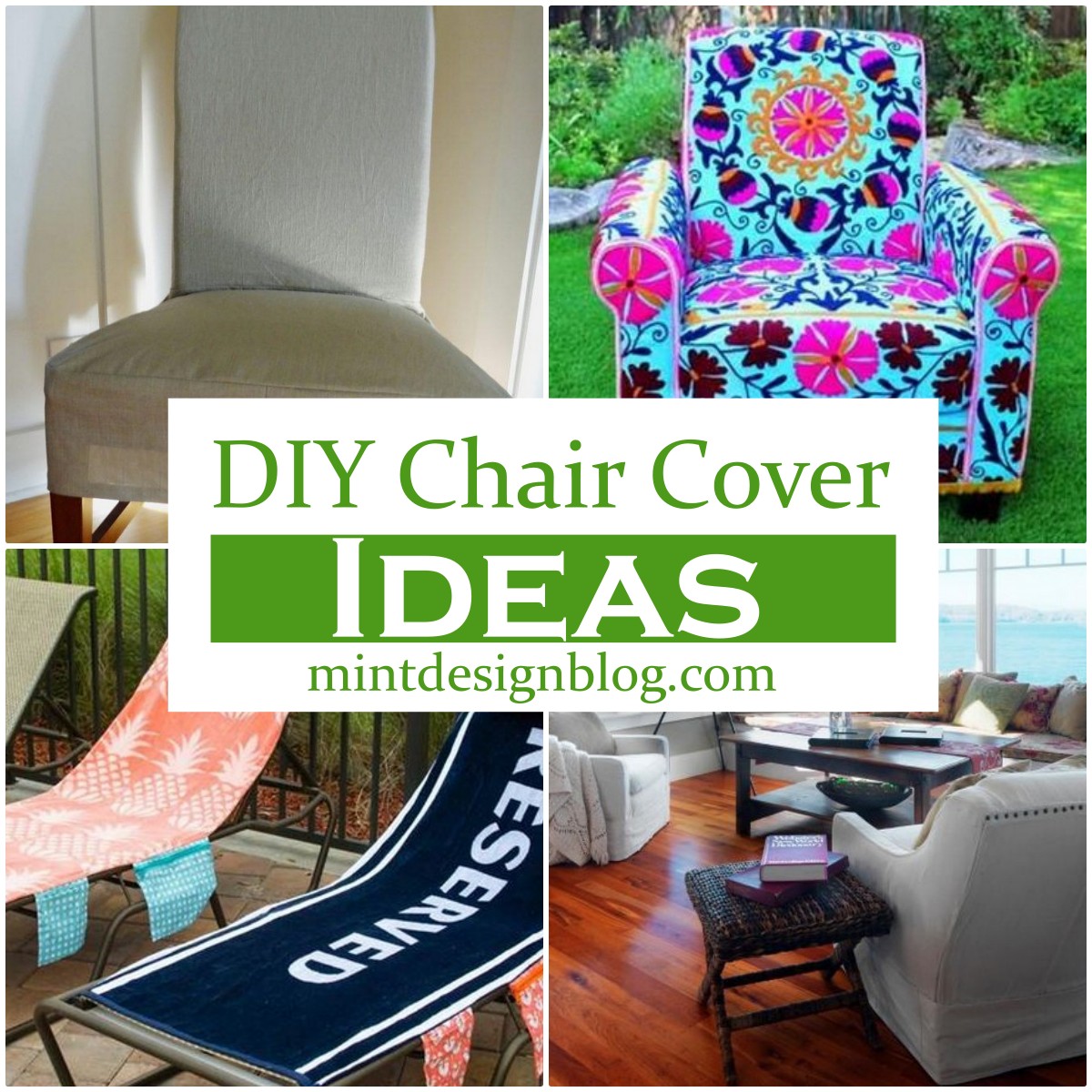 28 DIY Chair Cover Ideas Mint Design Blog