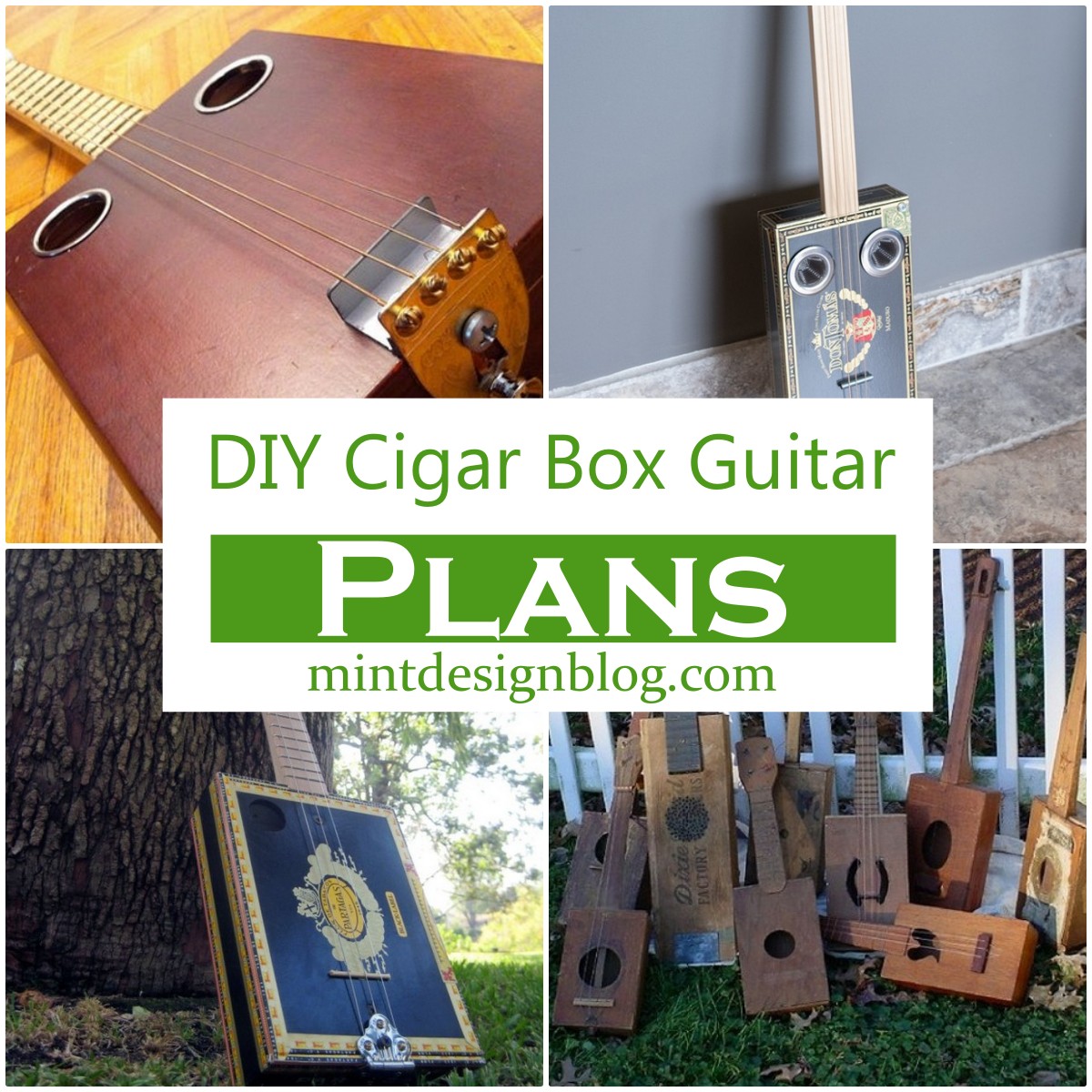 11 Free DIY Cigar Box Guitar Plans (With Pictures) Mint Design Blog