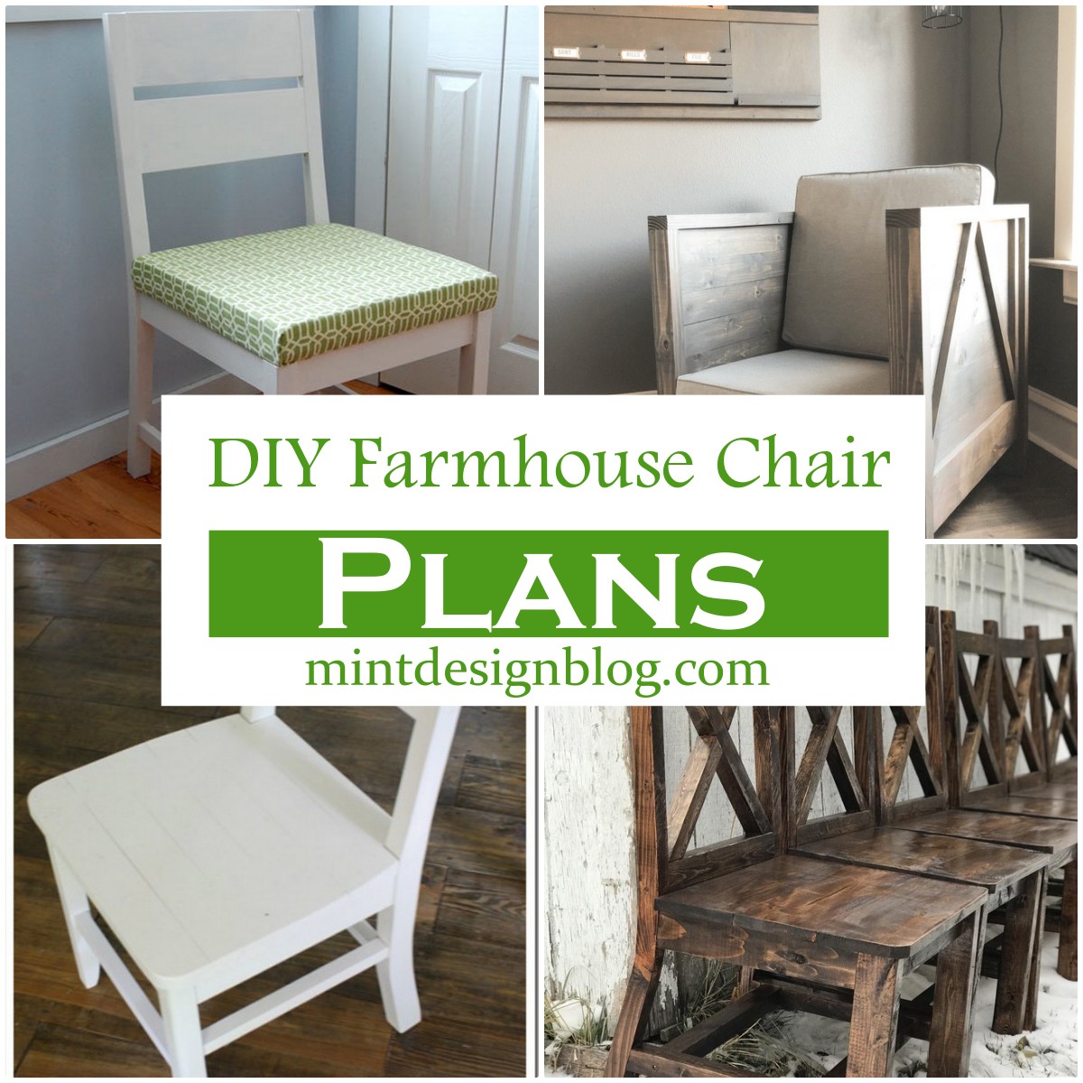 9 DIY Farmhouse Chair Plans Easy To Make Today Mint Design Blog