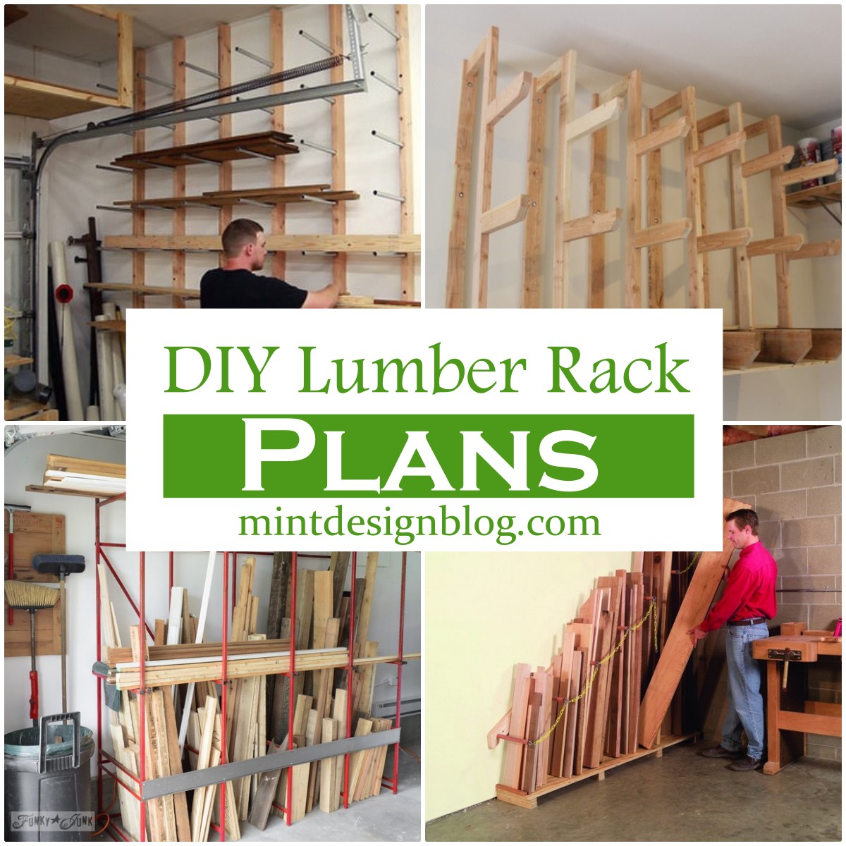 16 DIY Lumber Rack Plans You Can Make Today Mint Design Blog
