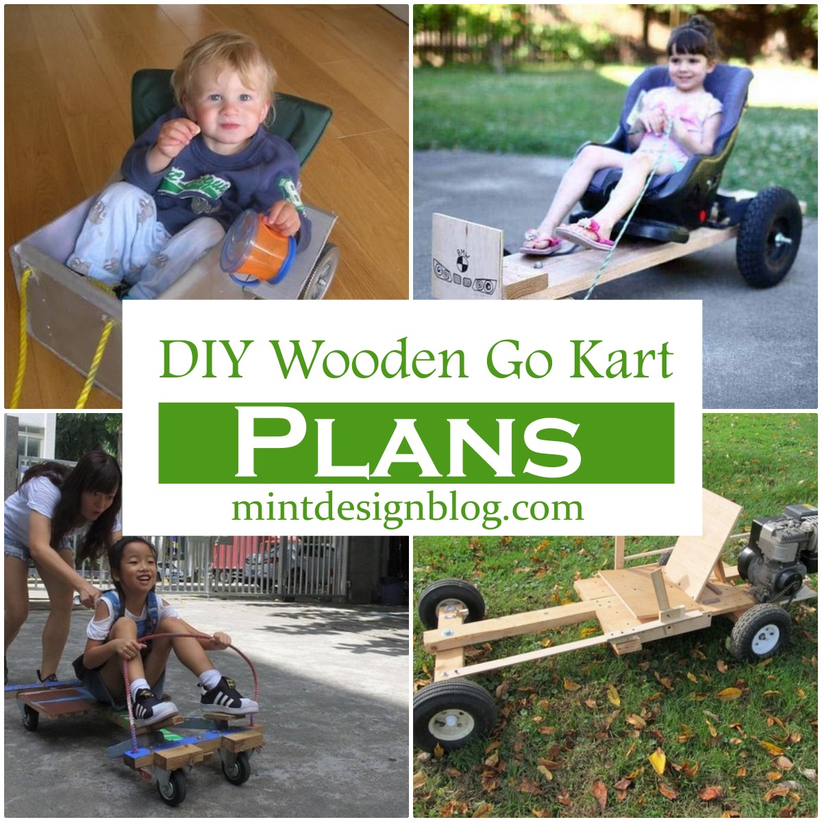 12 DIY Wooden Go Kart Plans You Can Make Today Mint Design Blog