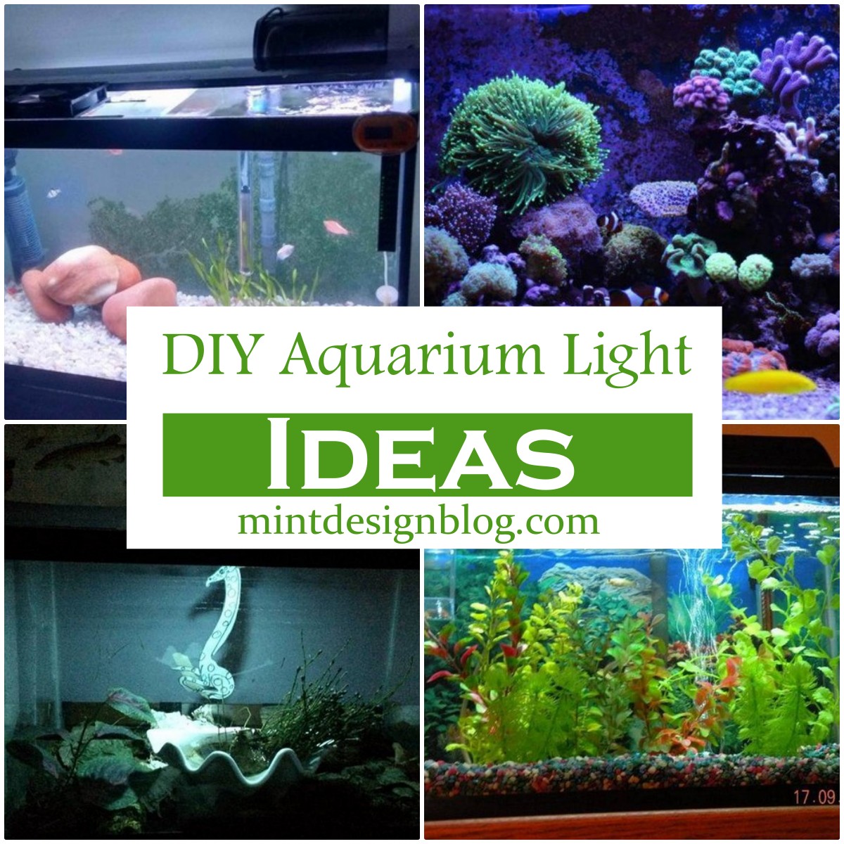 20 DIY Aquarium Light Ideas Mint Design Blog
