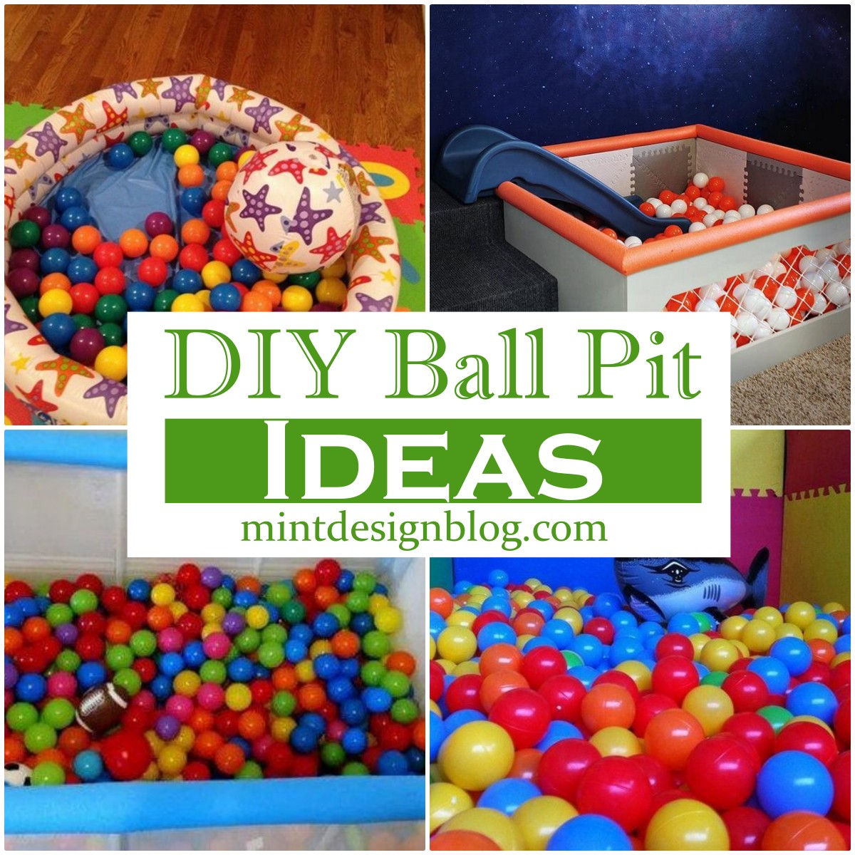 24 DIY Ball Pit Ideas You Can Make Easily Mint Design Blog