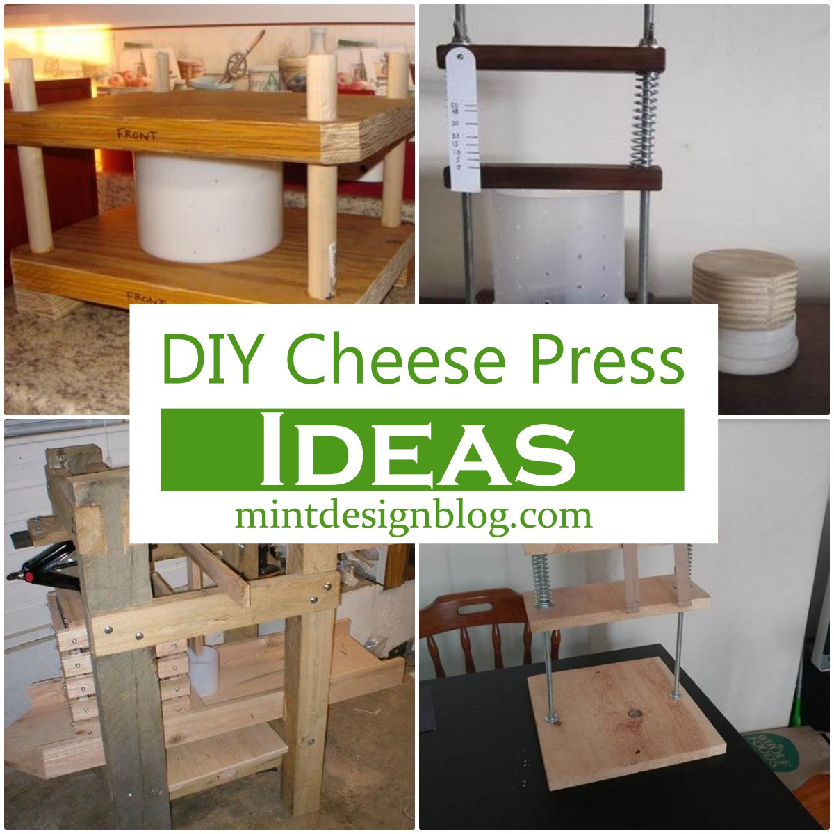 15 DIY Cheese Press Ideas You Can DIY Easily Mint Design Blog