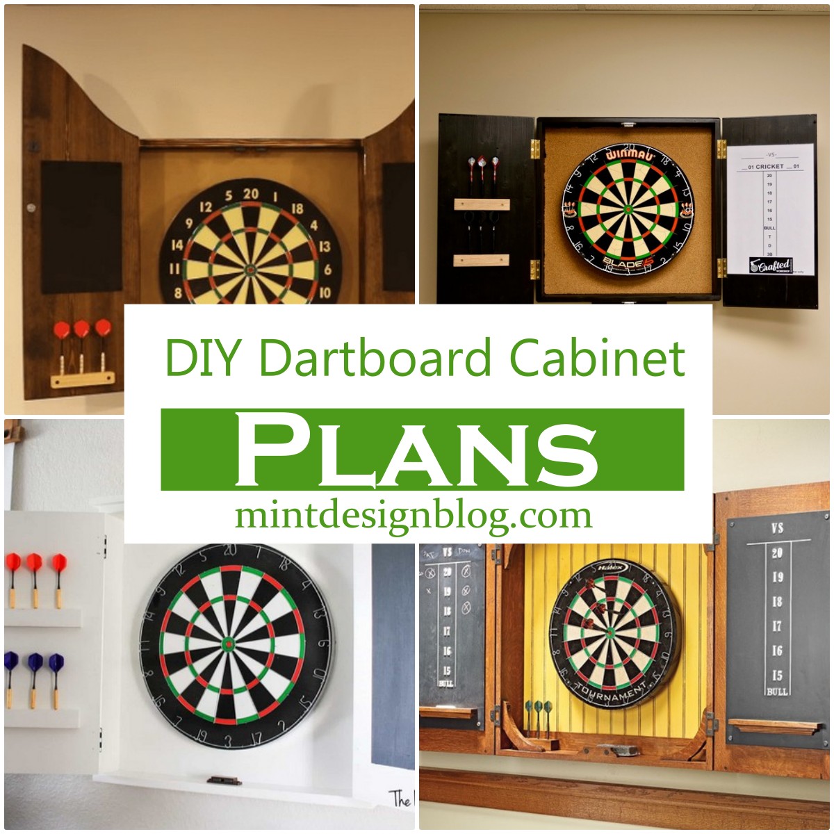 11 DIY Dartboard Plans To Make Today Mint Design Blog