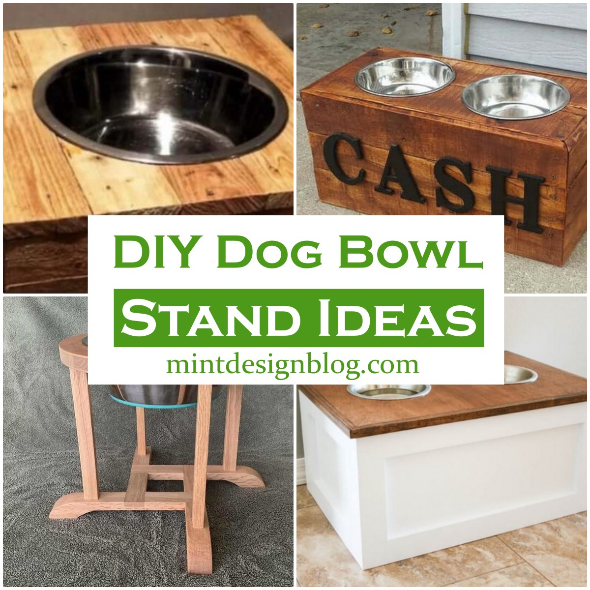 23 DIY Dog Bowl Stand Ideas Mint Design Blog