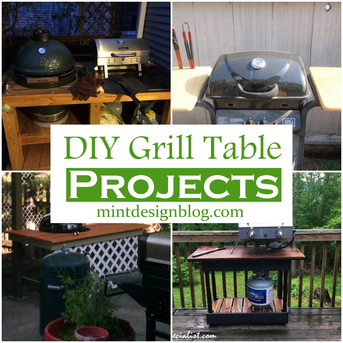 20 DIY Grill Table Projects Mint Design Blog