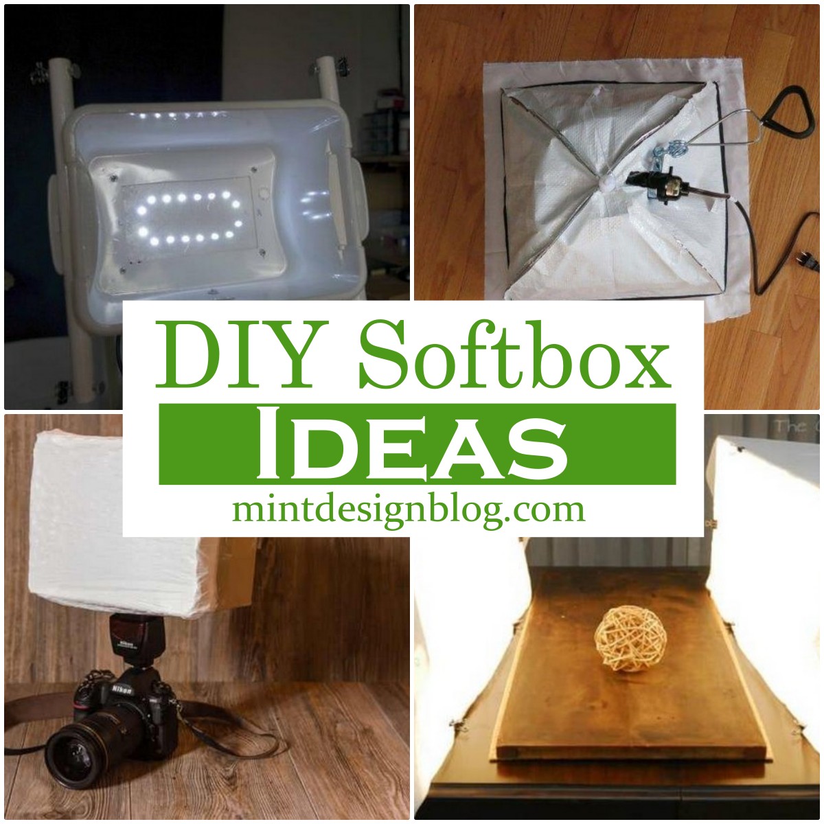20 DIY Softbox Ideas You Can Build Easily Mint Design Blog