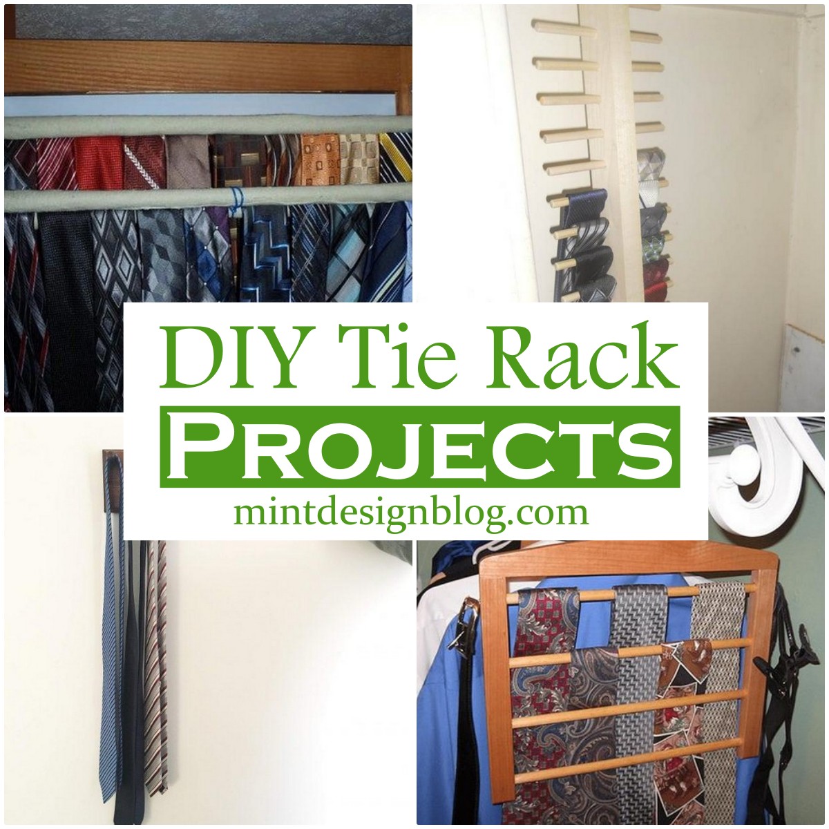 19 DIY Tie Rack Projects How To Make Tie Rack