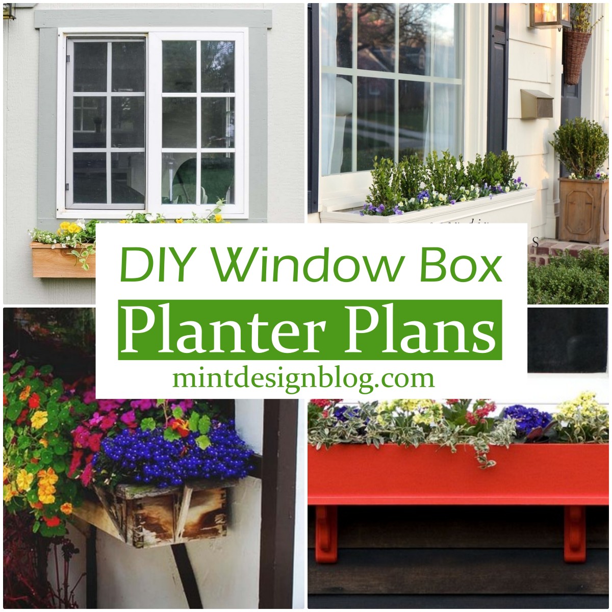 17 DIY Window Box Planter Plans To Make Today Mint Design Blog