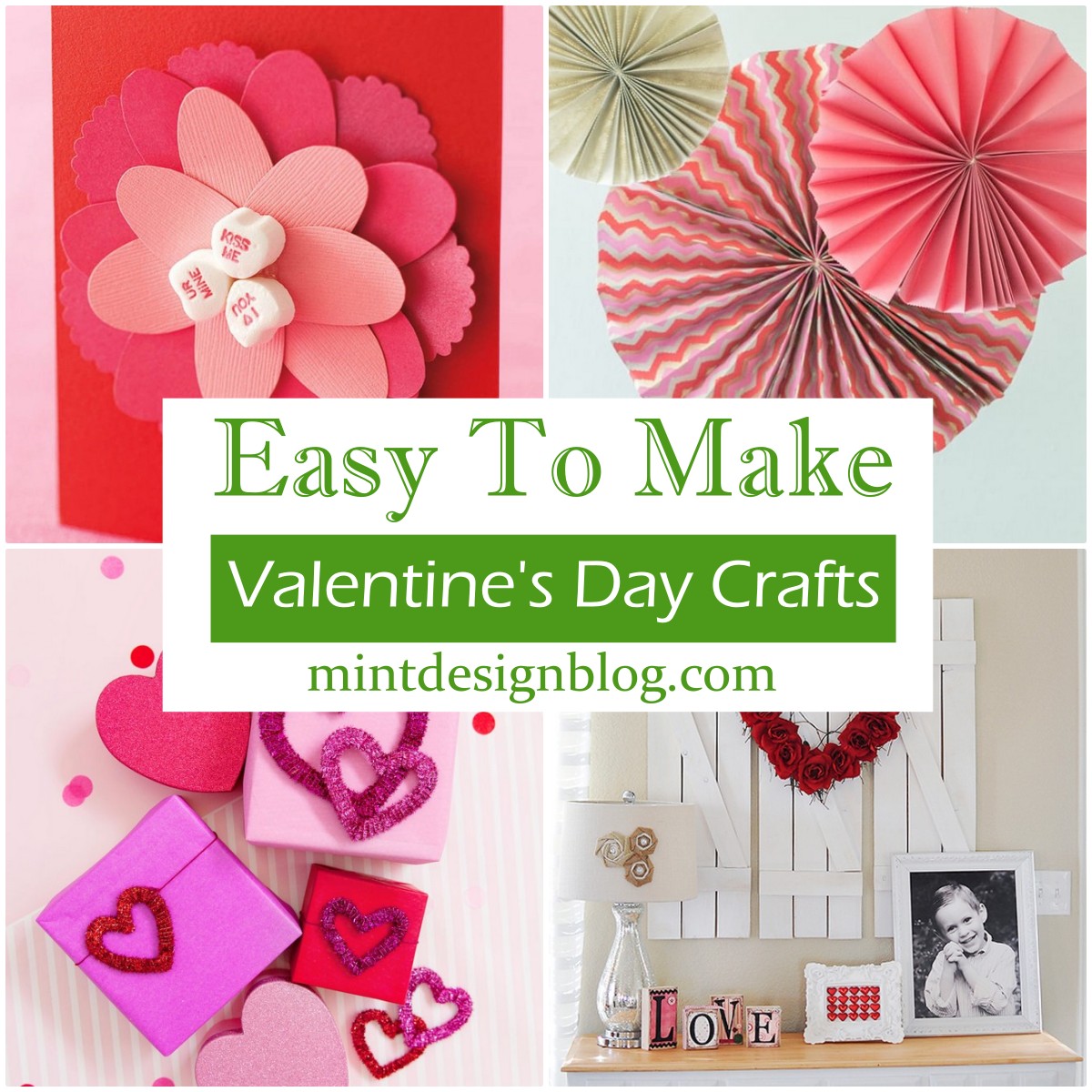 15 Easy To Make Valentine's Day Crafts For Your Loved One Mint Design Blog