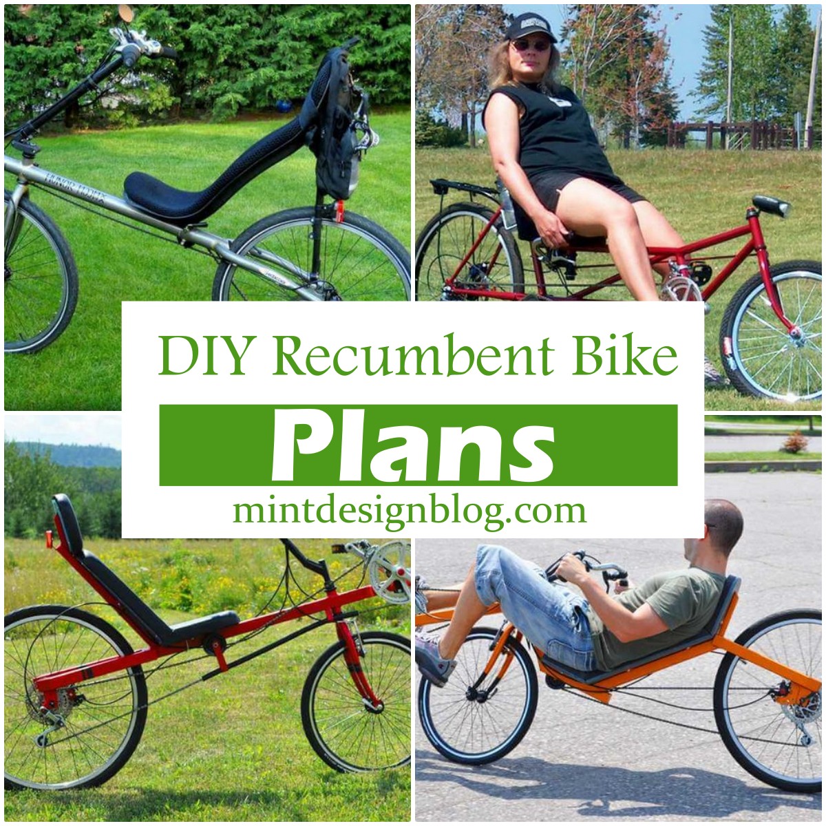 17 DIY Recumbent Bike Plans Mint Design Blog