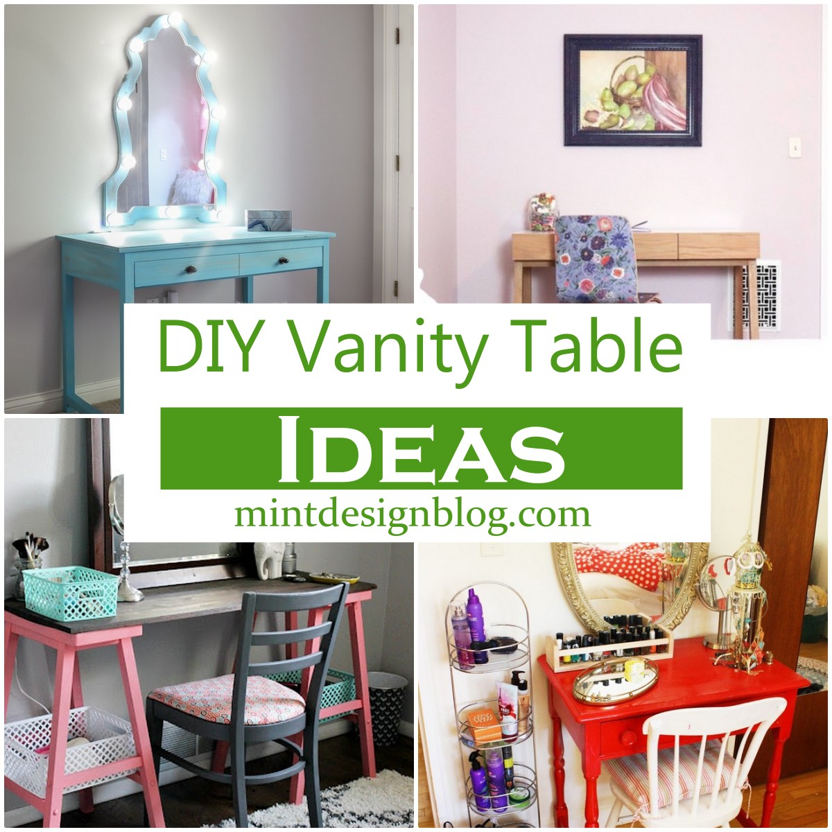 40 DIY Vanity Table Ideas For Home Decor Mint Design Blog