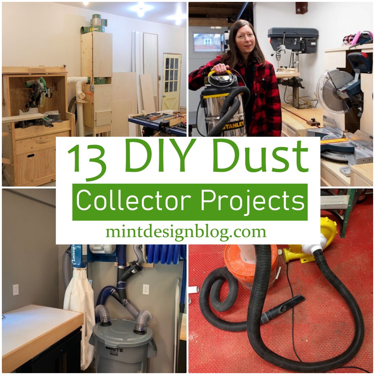 13 DIY Dust Collector Projects To Reduce Mess Mint Design Blog