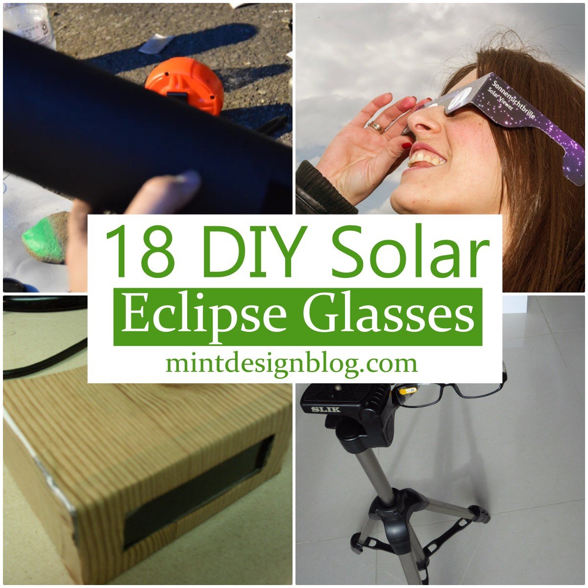 18 DIY Solar Eclipse Glasses For Safe Sight Mint Design Blog