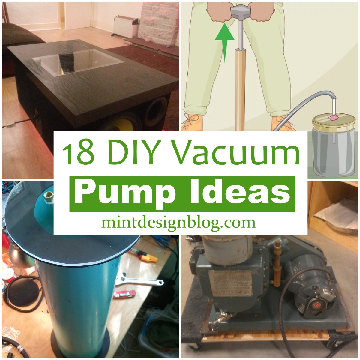 18 DIY Vacuum Pump Ideas Mint Design Blog