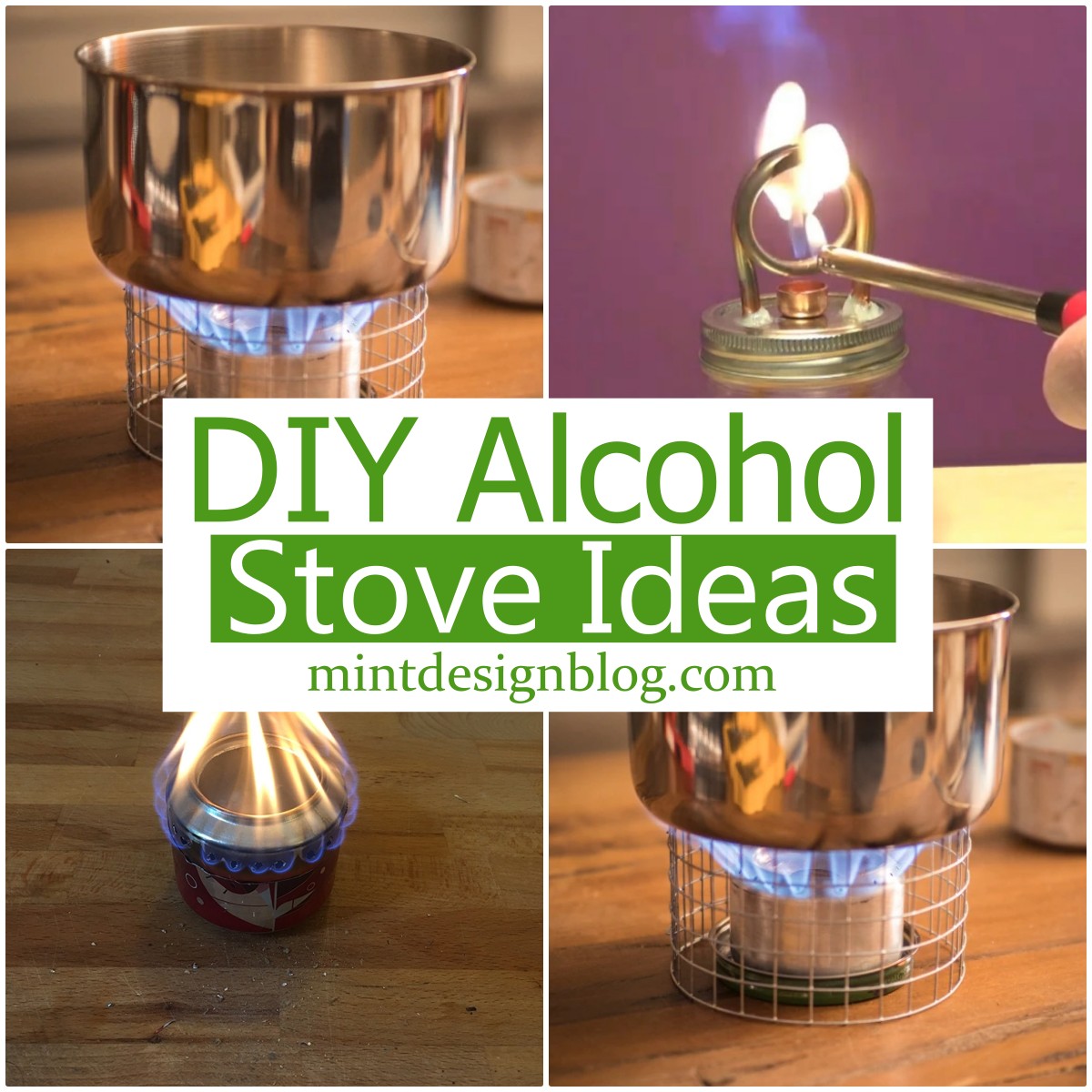 24 DIY Alcohol Stove Ideas Mint Design Blog