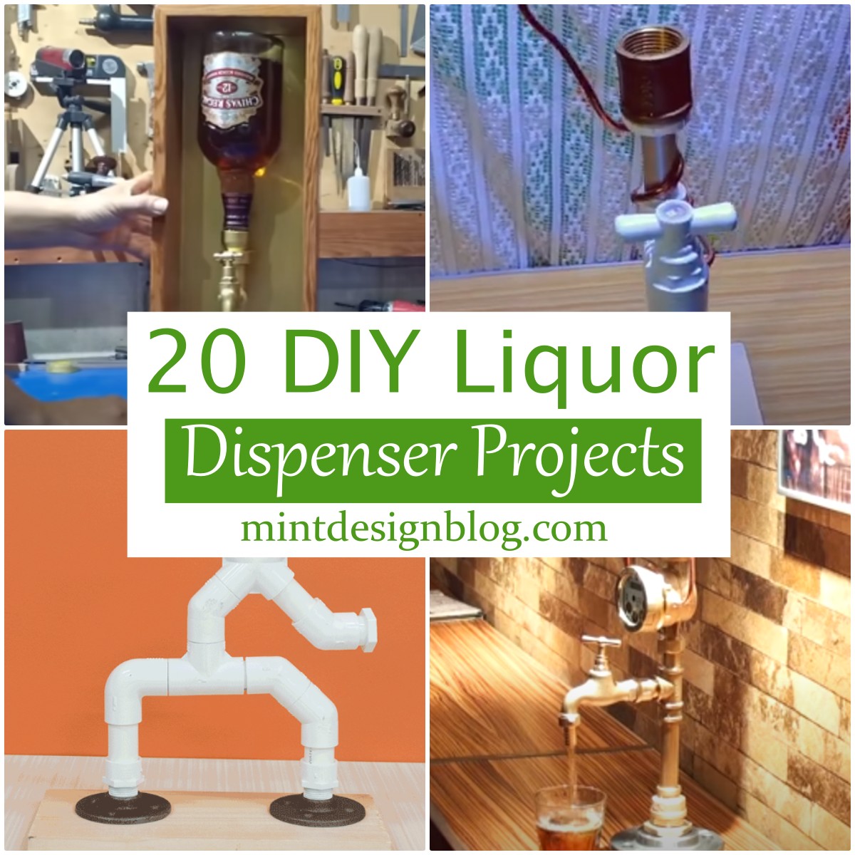 20 DIY Liquor Dispenser Projects Mint Design Blog