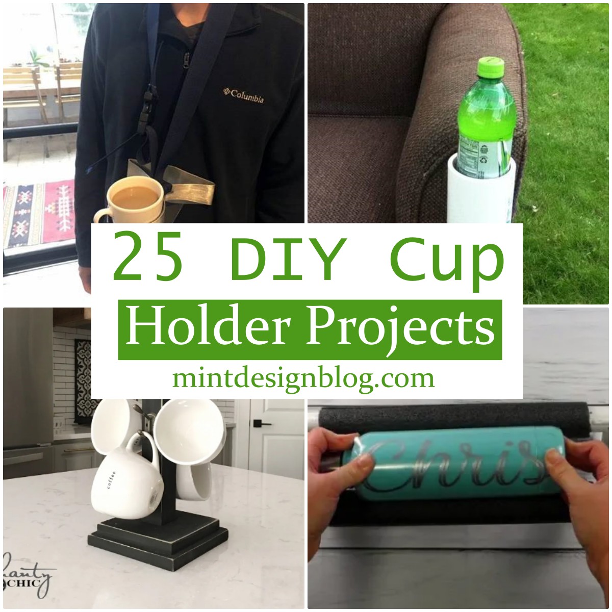 25 DIY Cup Holder Projects For Everywhere Mint Design Blog