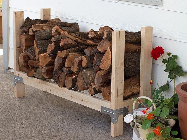 Firewood Rack Featuring DIY Done Right
